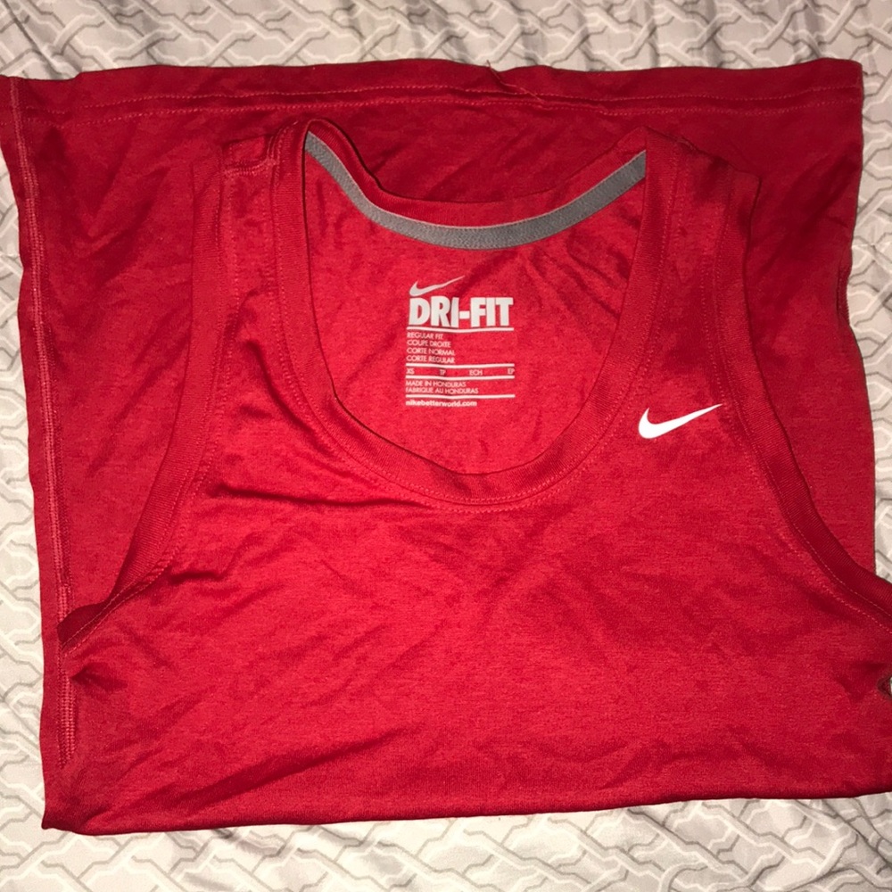 Nike Dri Fit red XS tank